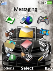 Merc SLR v1 W910  theme