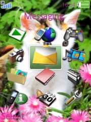 Cute kitty S500 theme