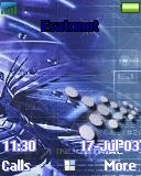Industrial Blue z600 theme