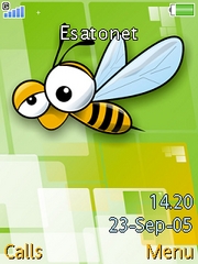 Bee theme for Sony Ericsson W880