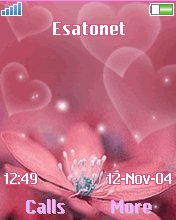 Hearth Pink K750  theme