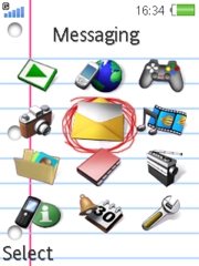 Sketchy K810 theme