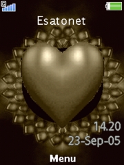 GoldenHeart W890  theme