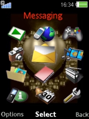 GoldenHeart W890  theme