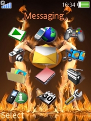 Dance Of Fire W580 theme
