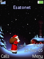 Santa is coming K770  theme