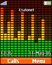 Digital Equaliser W600  theme