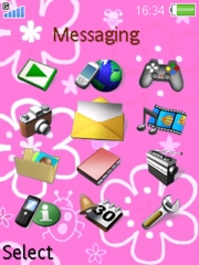 Pink W580 theme