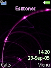 Purple theme for Sony Ericsson W888