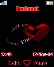 I love you W800  theme