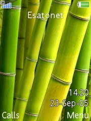 Bamboo galore theme for Sony Ericsson T650