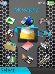 Blue Energy K810 theme