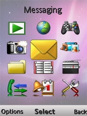 Mac Os X theme for Sony Ericsson W980