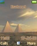 The Pyramids t610 theme