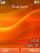 Orange waves K810 theme