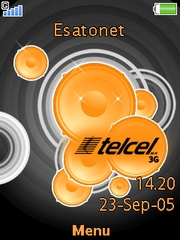 Telcel theme for Sony Ericsson Naite
