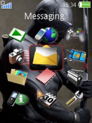 Snake Eyes K810 theme