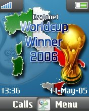 Worldcup Winner ITALY Z550  theme