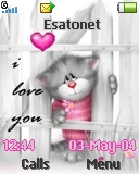 Pink Cat K510 theme