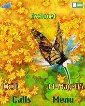 Yellow Garden Z550  theme