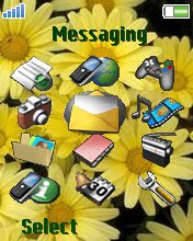 Yellow Garden Z550  theme