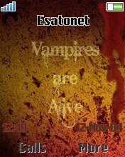 Vampires are alive W700  theme