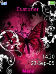 Butterfly W910  theme