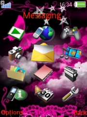 Butterfly W910  theme