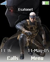 Metal Gear 4 Snake Z550  theme
