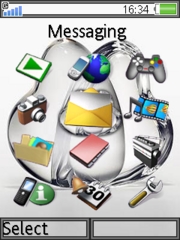 Glass heart W830 theme