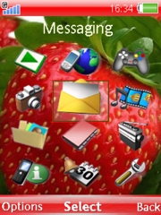 Strawberry W910  theme