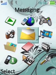Giltters K810 theme