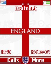 England K750  theme