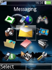 Glass planet W580 theme