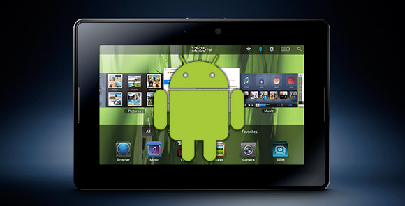 Android 2.3 apps for RIM BlackBerry PlayBook