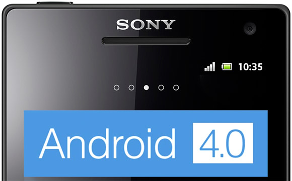Android 4.0 ICS available for Xperia S