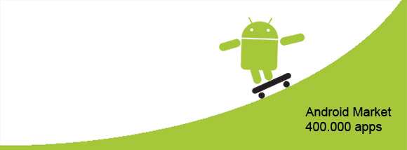 Android Market reaches 400000 apps