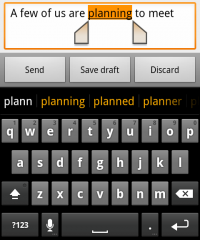 Android soft keyboard