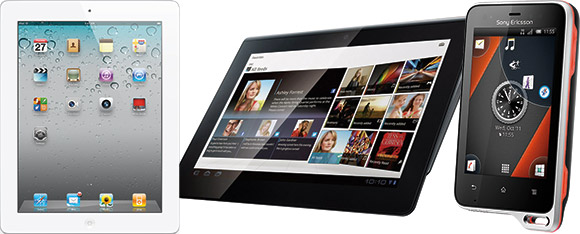 iPad 2, Sony Talbet S, Xperia Active awarded iF design award 2012 - gold