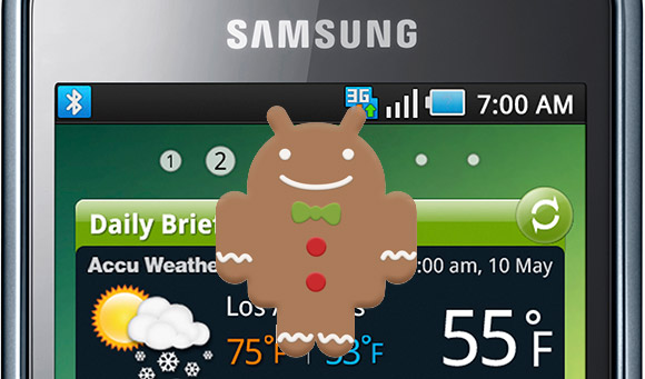Samsung Galaxy S Android 2.3 Gingerbread update