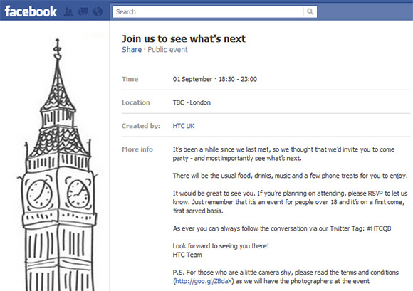 HTC invite September 1st for new smartphones