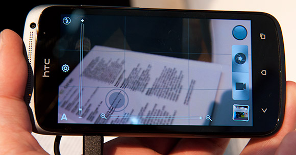HTC One X camera viewfinder