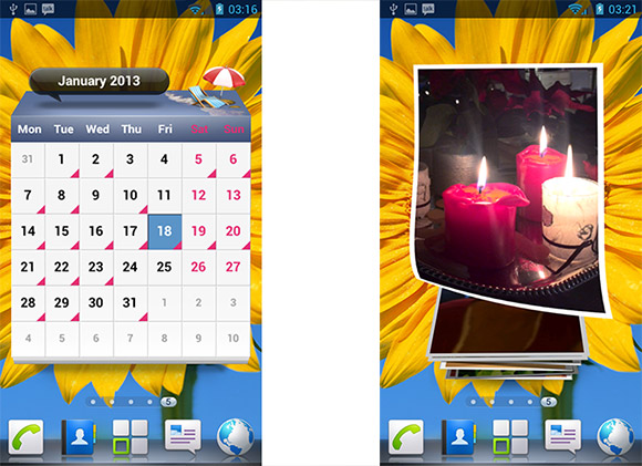 Huawei 3D Home 3D widgets