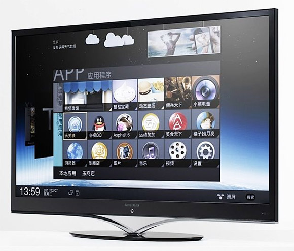 Lenovo with 55-inch Android Ice Cream Sandwich powered TV