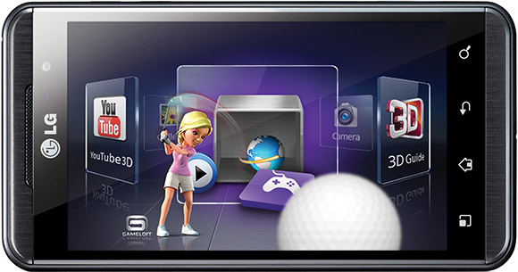 LG 2D-to-3D game converter on a Optimus 3D