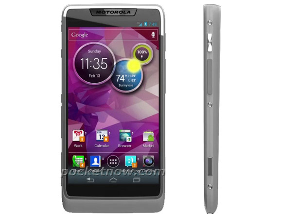 Motorola ICS smartphone - with Intel Medfield platform