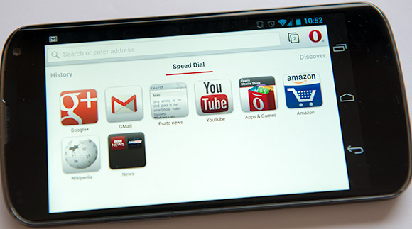 New beta Opera browser for Android