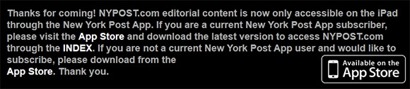 New York Post iPad app