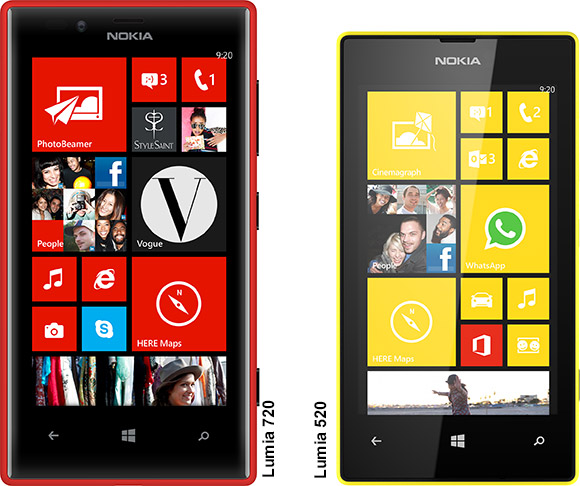 Nokia Lumia 720 and Lumia 520 Windows Phone 8 smartphones unveiled