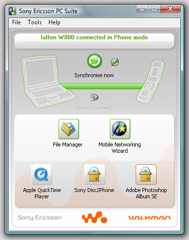 Sony Ericsson PC Suite